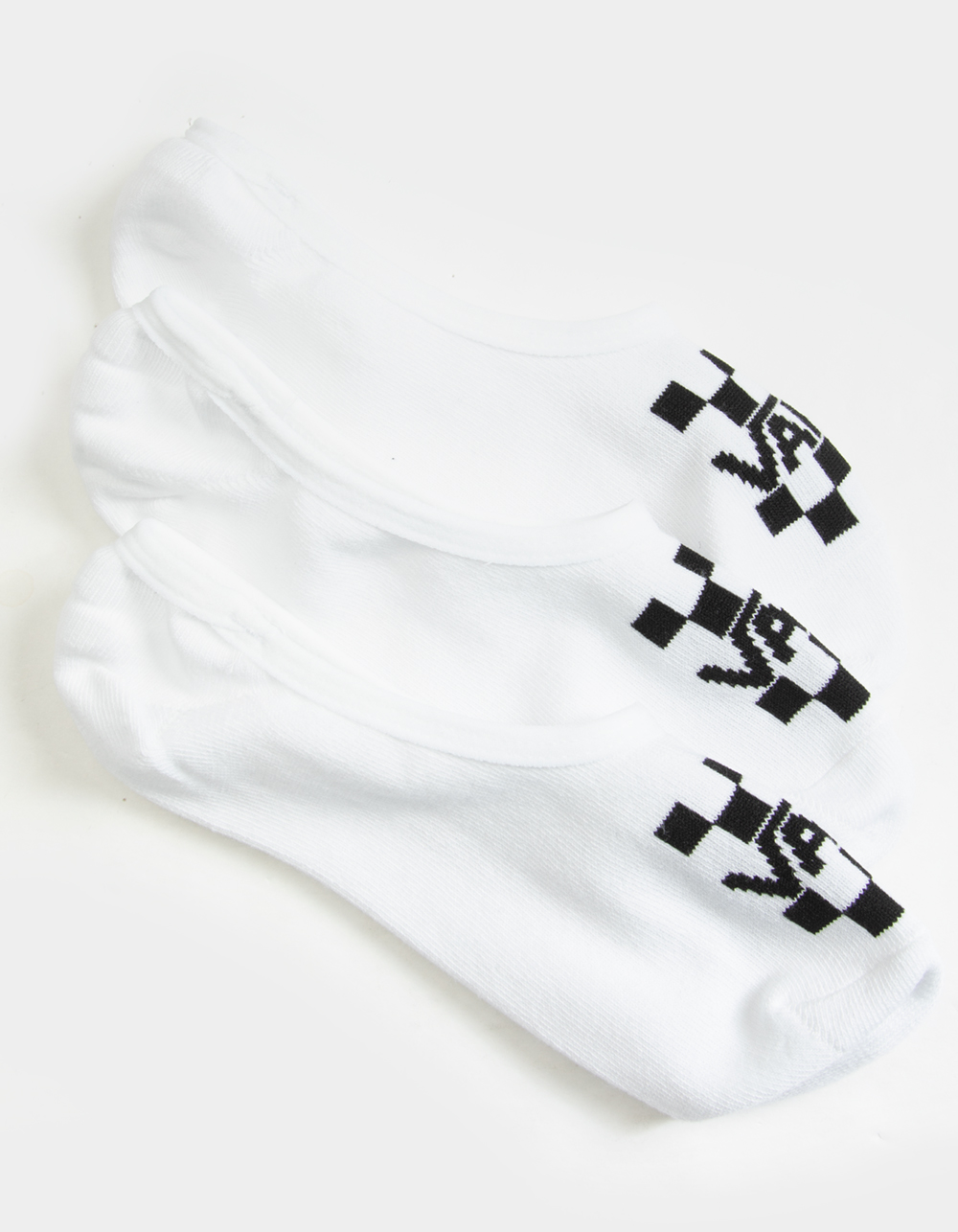 VANS Classic Canoodle 3 Pack Mens No Show Socks WHITE Tillys