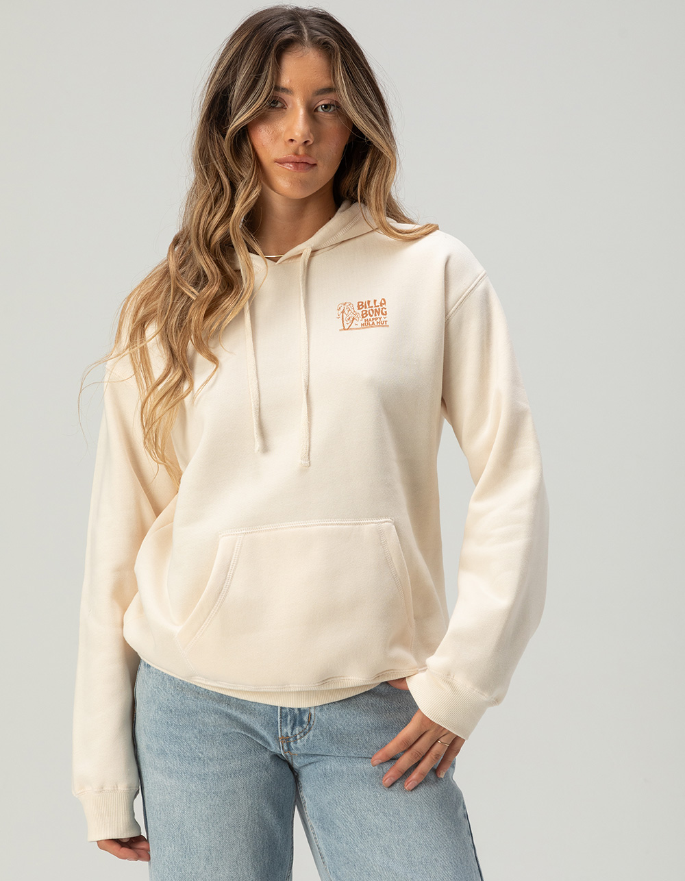 BILLABONG Hula Hut Womens Hoodie - CREAM