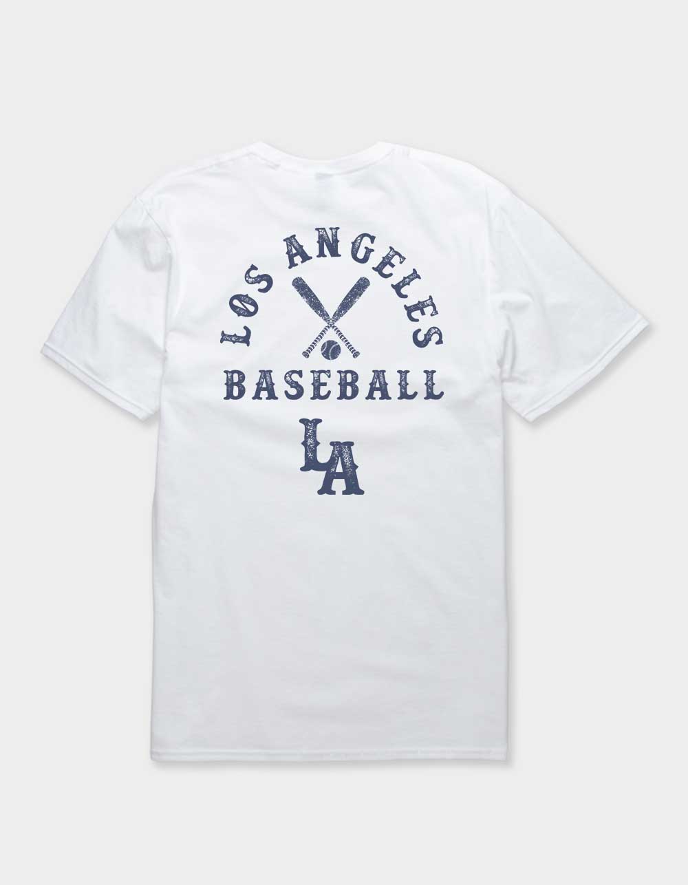 LOS ANGELES Baseball Unisex Tee - WHITE