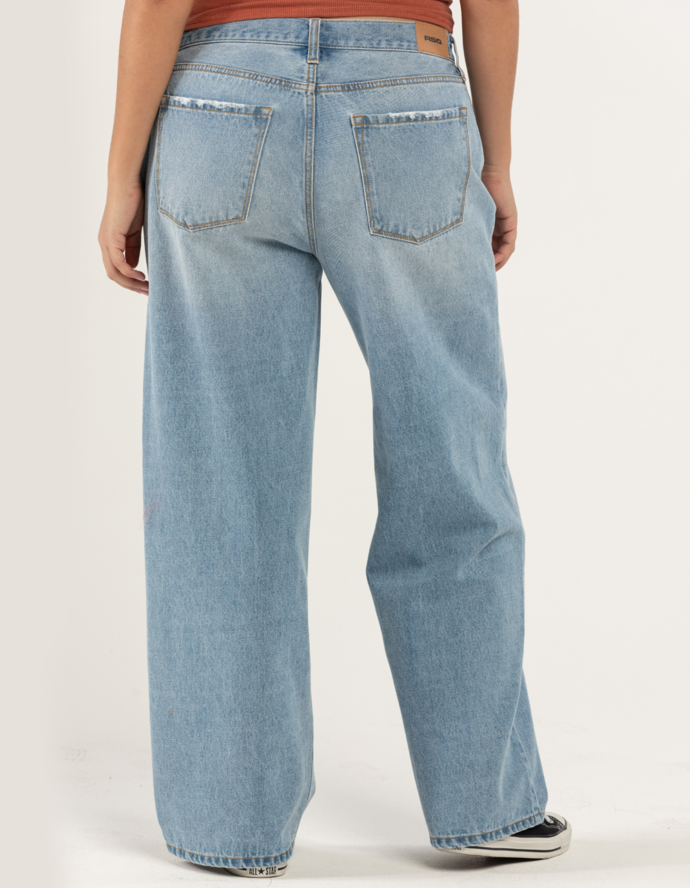 RSQ Womens Low Rise Straight Leg Jeans - LIGHT VINTAGE WASH | Tillys