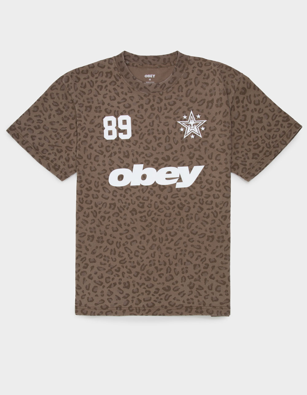 OBEY Rewind Mens Tee - LEOPARD BROWN | Tillys