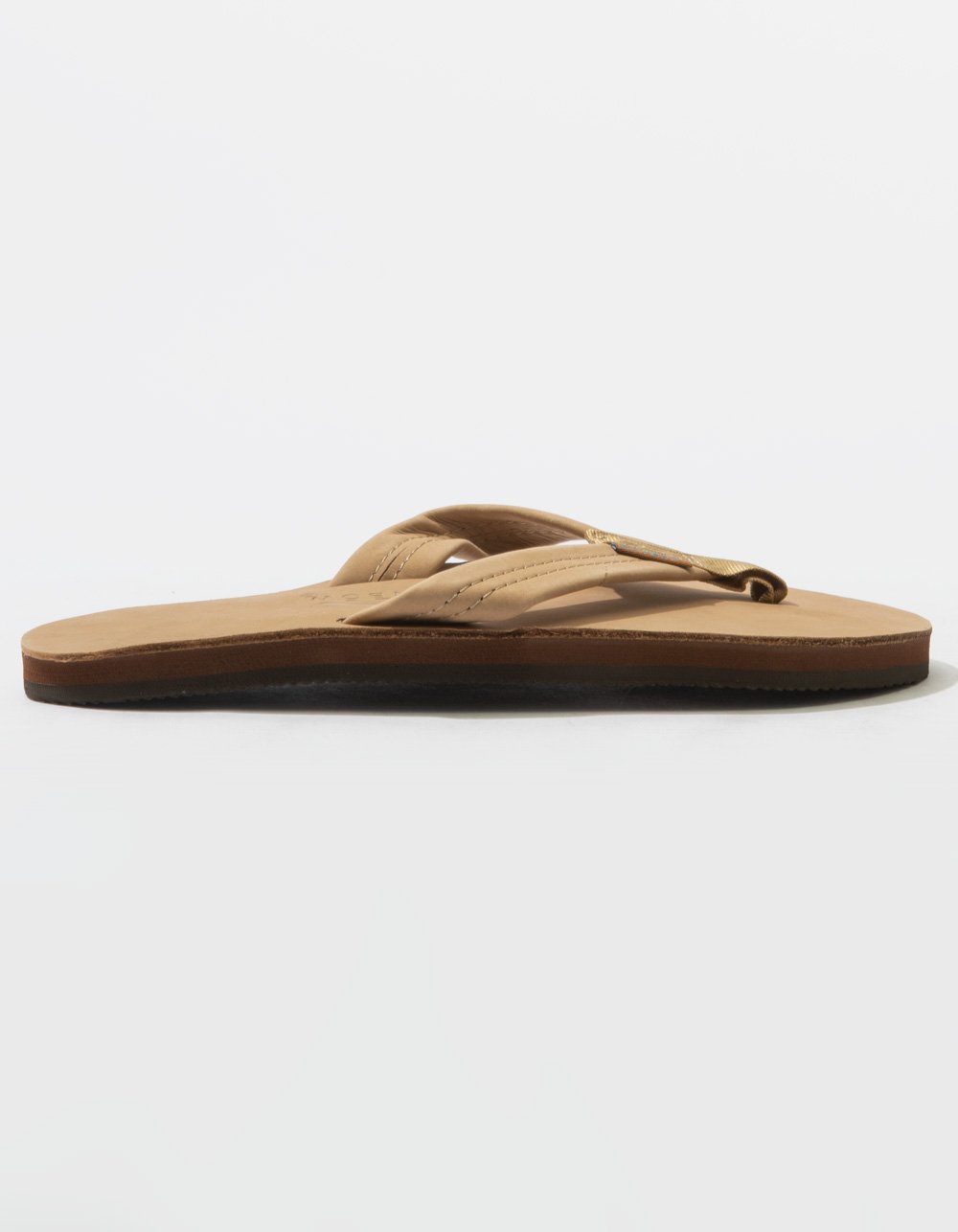 RAINBOW Premier Leather Mens Flip Flops - SIERRA BROWN