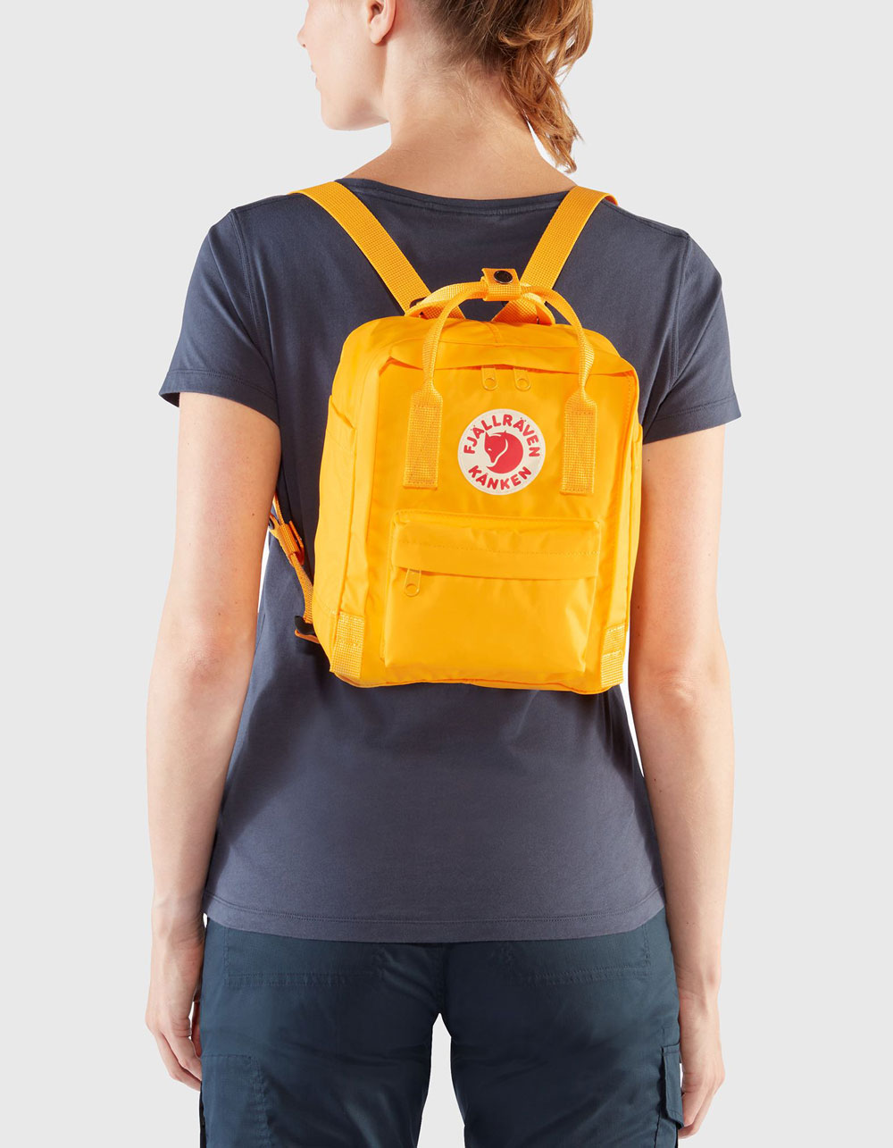 FJALLRAVEN Kånken Mini Backpack - GREEN COMBO