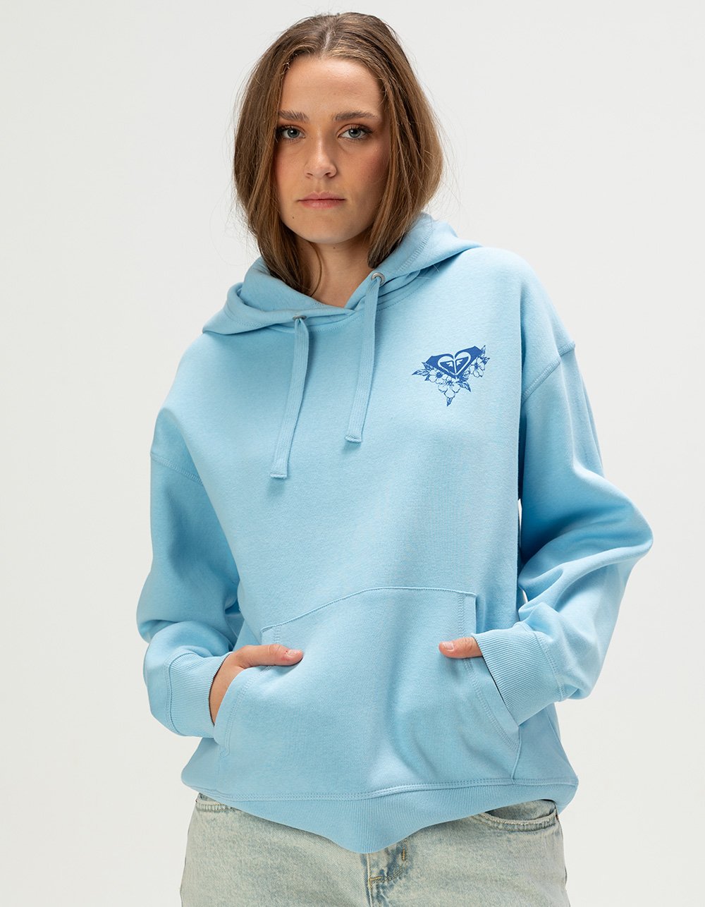 ROXY Wailea Womens Hoodie - LIGHT BLUE