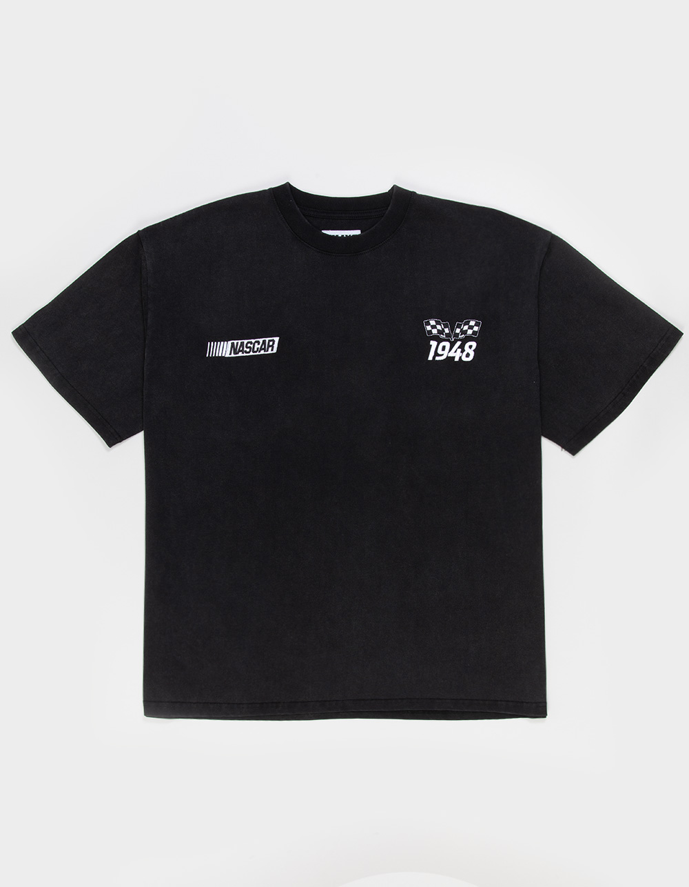 TILLYS x NASCAR Track Mens Boxy Tee - BLACK