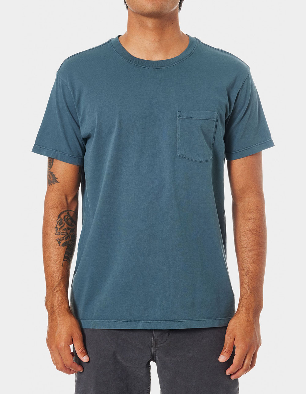 KATIN Base Mens Pocket Tee - SLATE BLUE