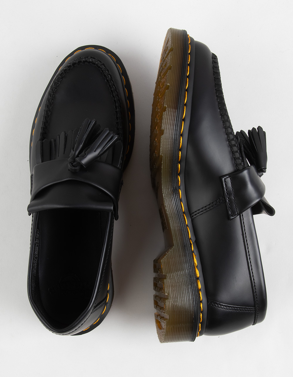 DR. MARTENS Adrian Mens Orleans Leather Loafers - BLACK