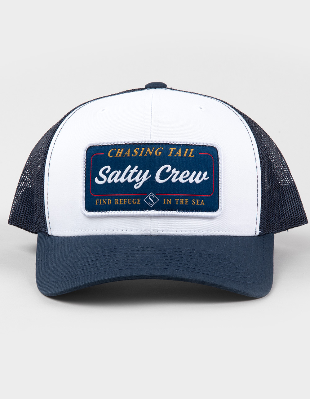 SALTY CREW Marina Retro Trucker Hat - WHT/BLUE