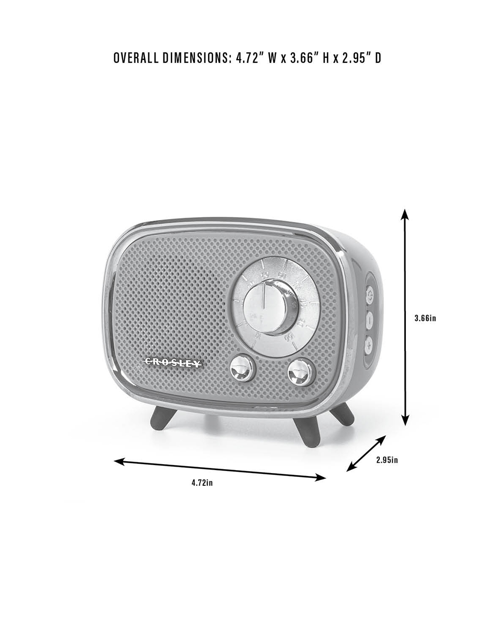 CROSLEY Rondo Portable Bluetooth Speaker - SKY BLUE