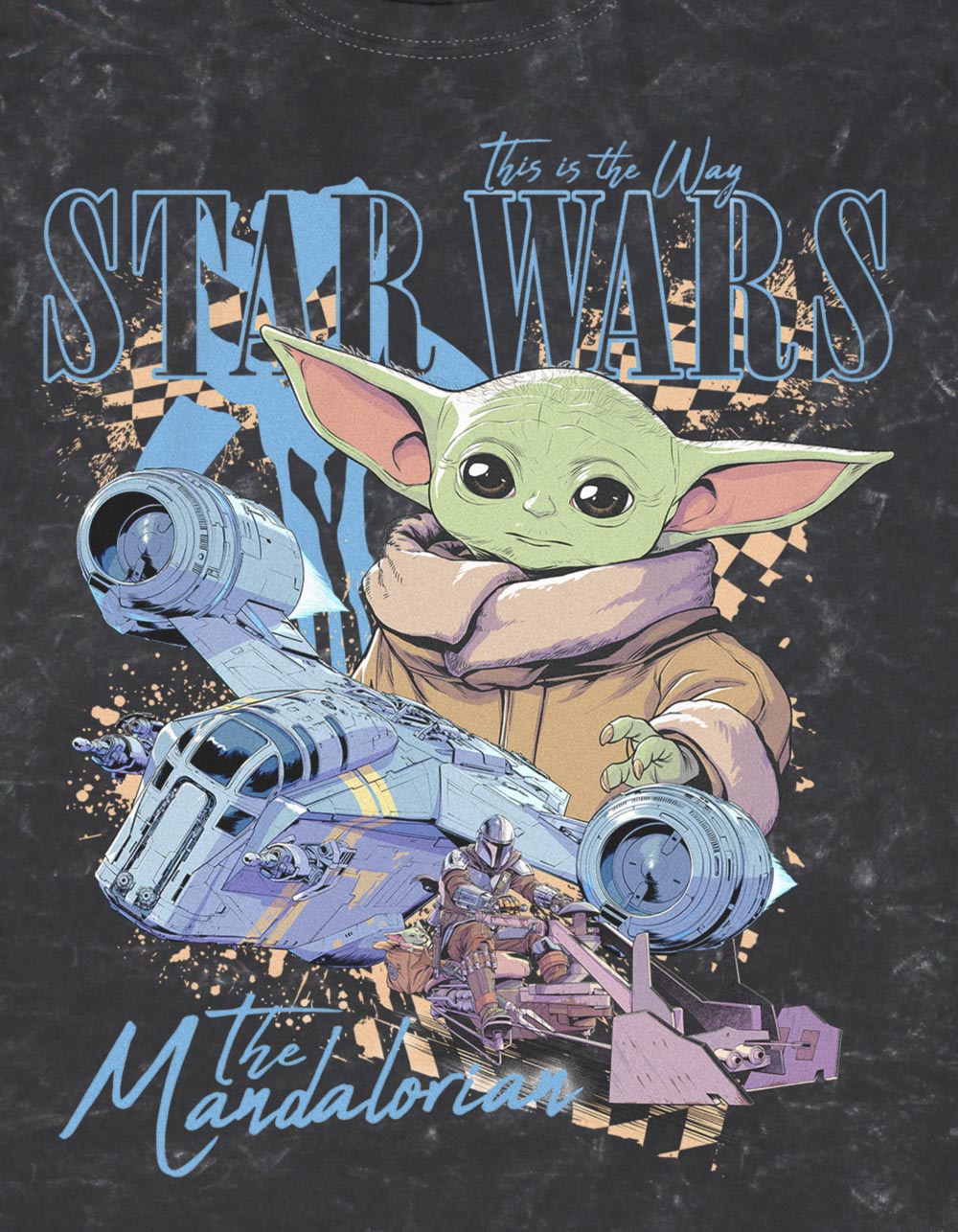STAR WARS Mandalorian Grogu Unisex Tee - BLACK