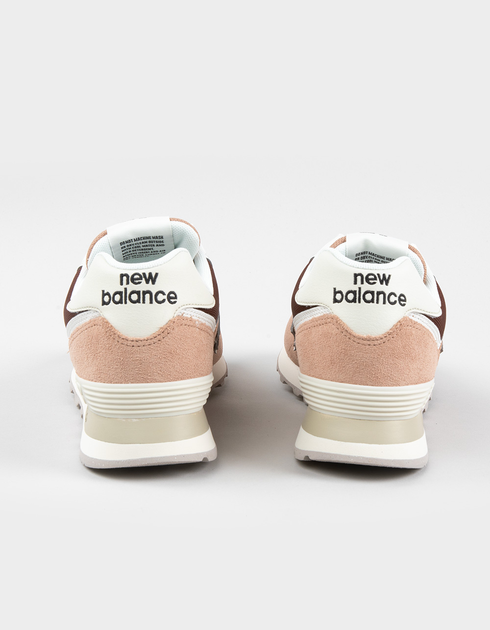 NEW BALANCE 574 Womens Shoes - BEIGE/CHOC
