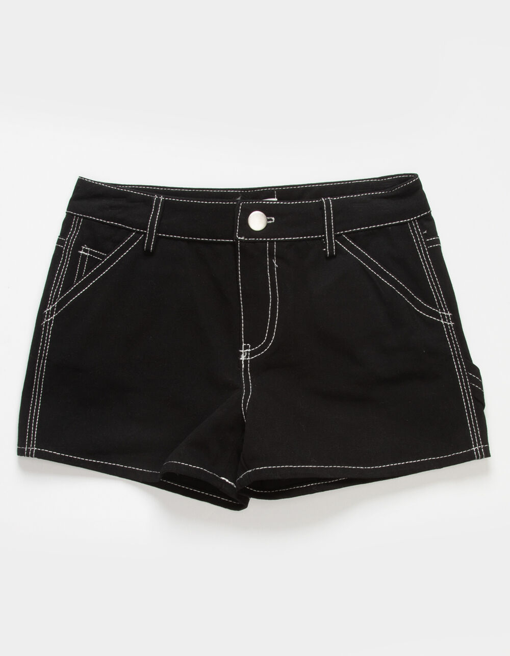 FULL TILT Carpenter Twill Girls Shorts - BLACK | Tillys