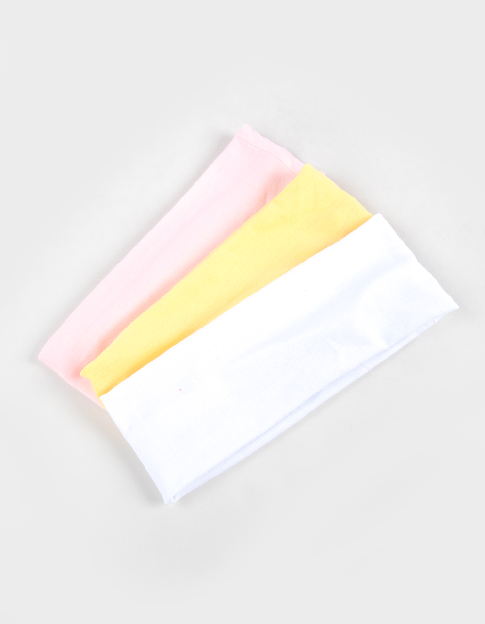 FULL TILT 3 Pack Solid Butter Soft Headbands