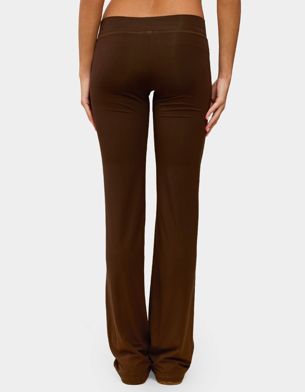 EDIKTED Callan Flared Pants - BROWN