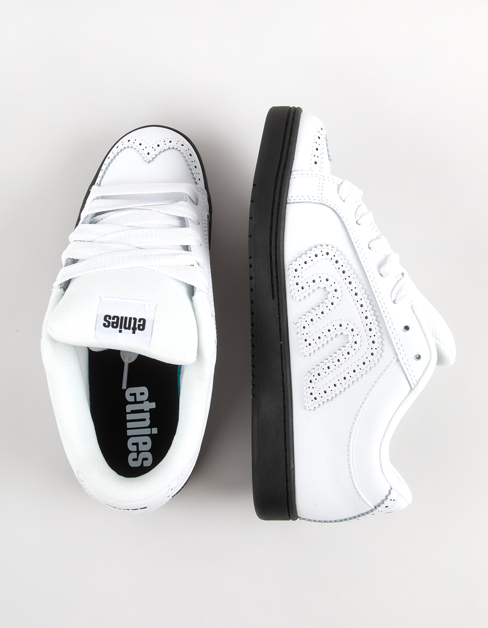 ETNIES Kingpin WT Mens Shoes - WHT/BLK