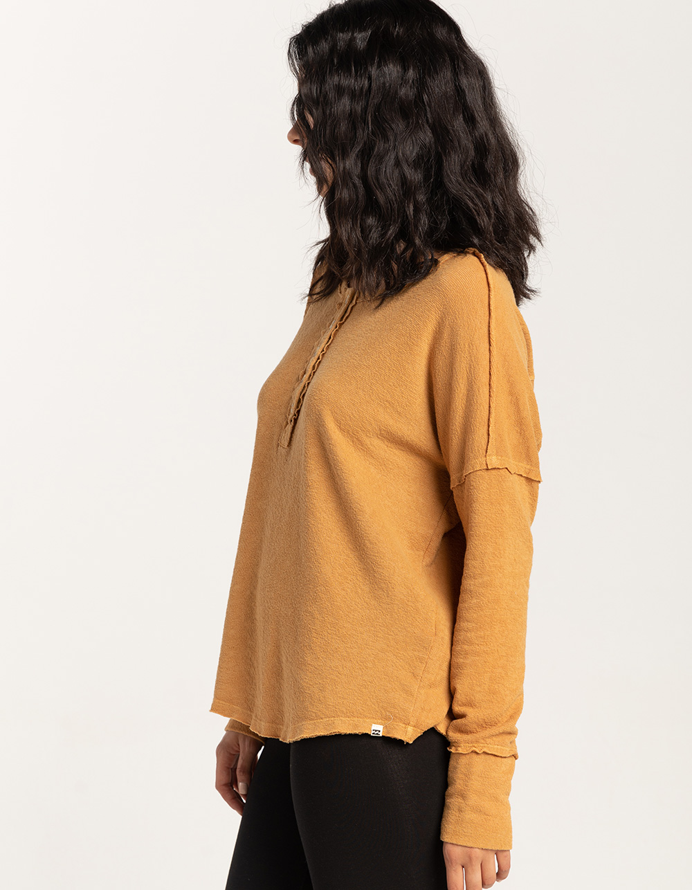 BILLABONG New Anyday Womens Henley Top - TOFFEE | Tillys