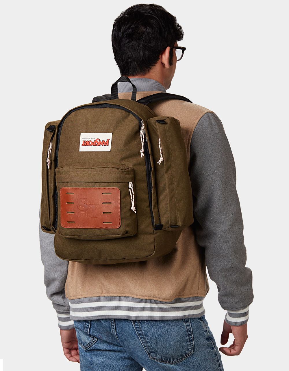 JANSPORT Stranger Things Field Pack Backpack GREEN Tillys