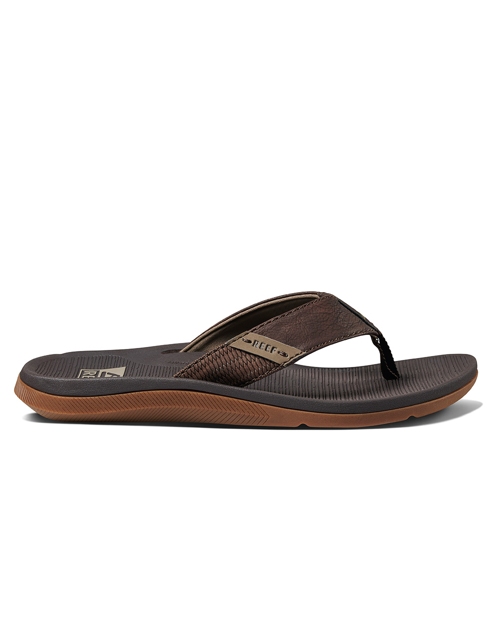 REEF Santa Ana Mens Flip Flops - BROWN