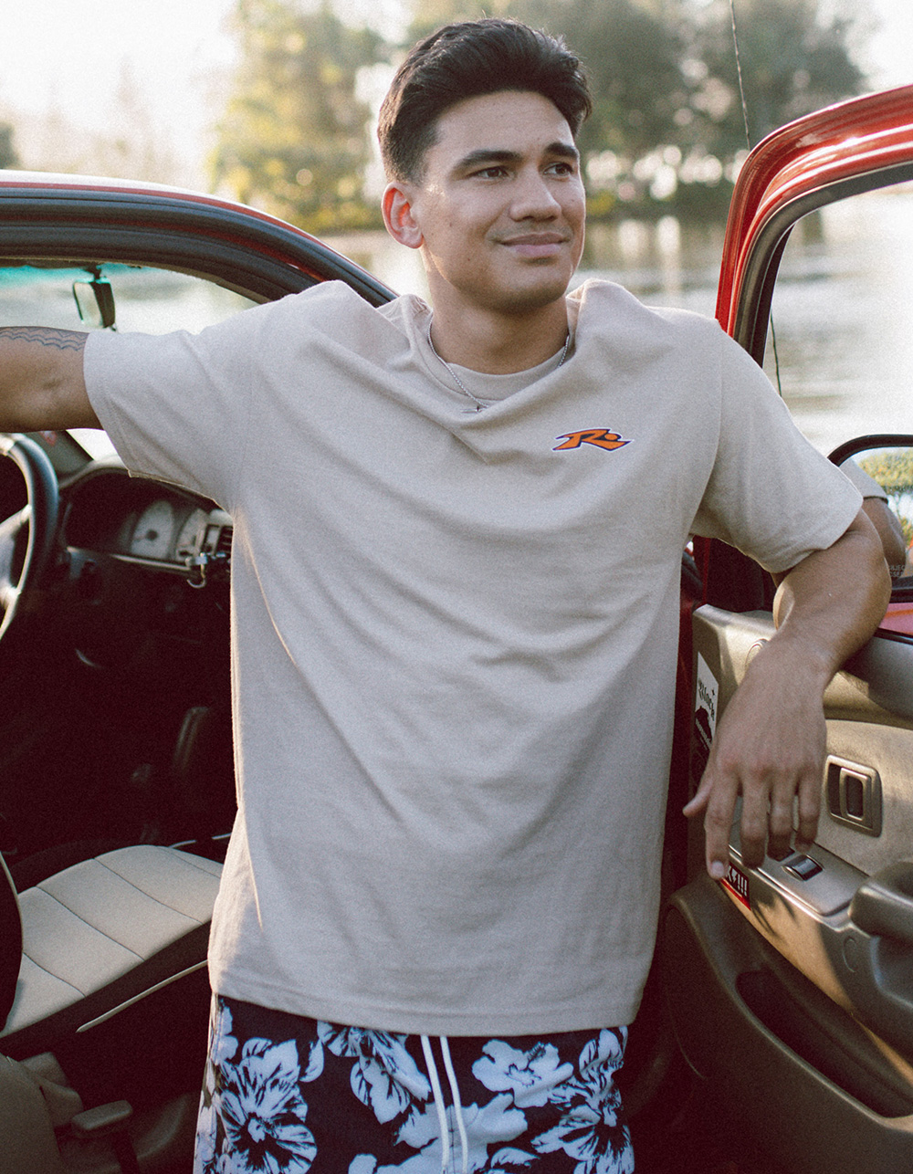 RUSTY Equipment Mens Tee - SAND