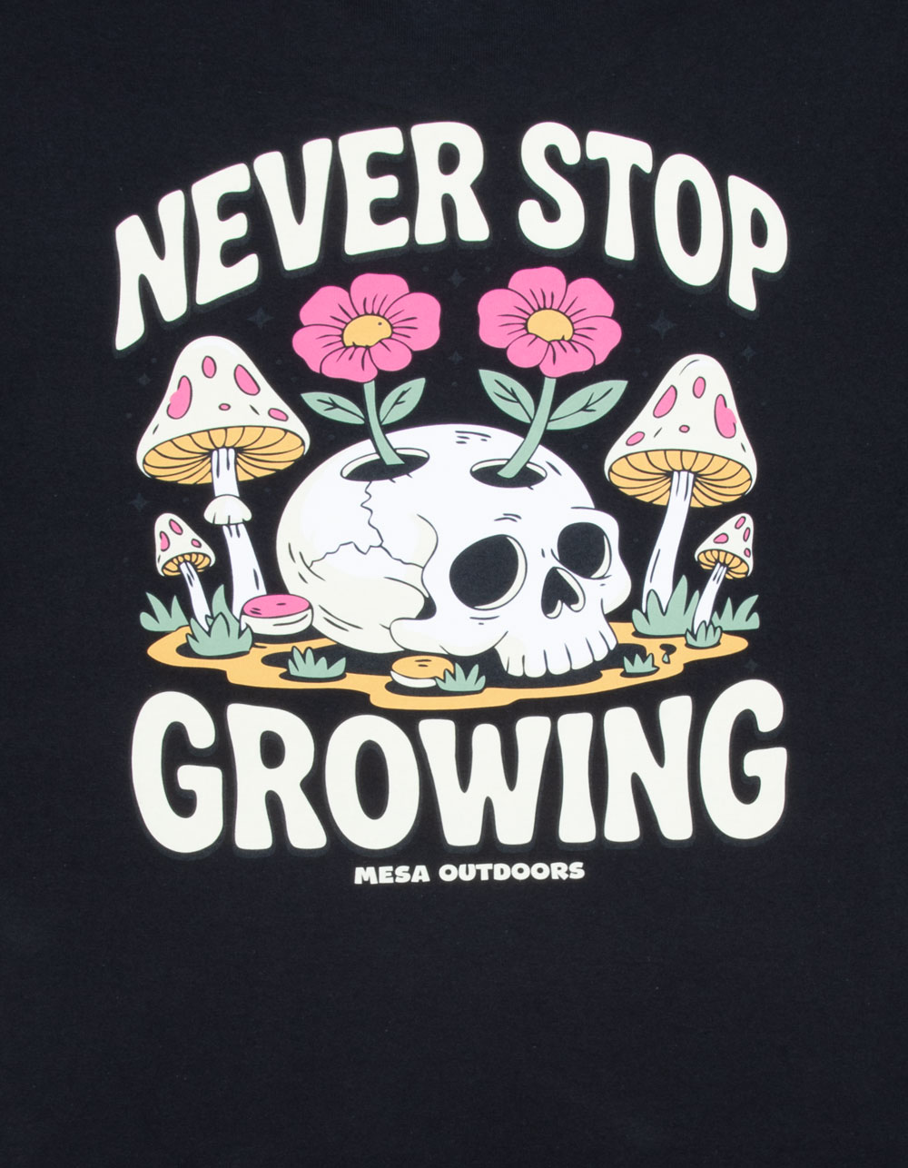 MESA Never Stop Mens Tee - BLACK