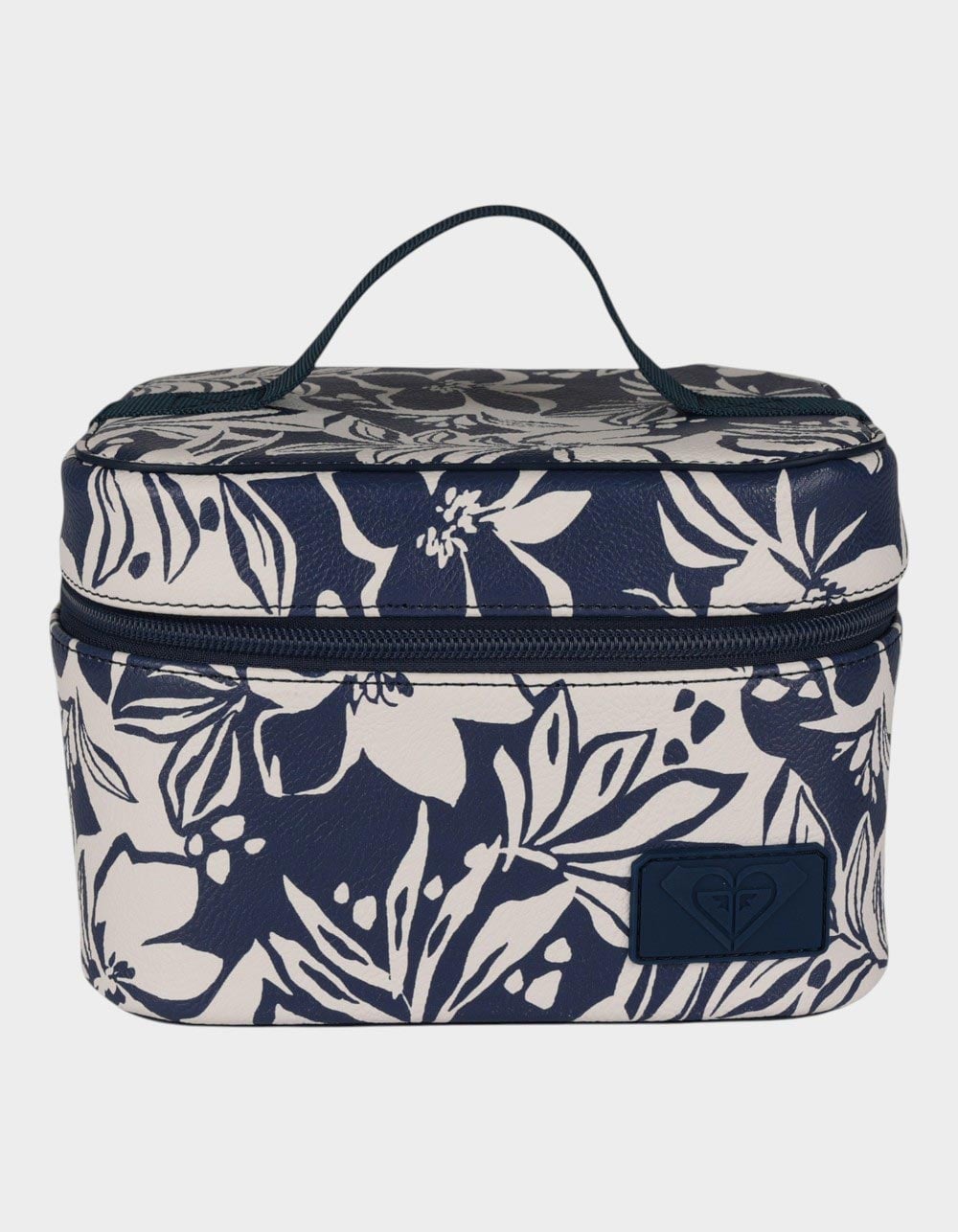 ROXY Traveling Pretty Cosmetic Case - NAVY/WHITE