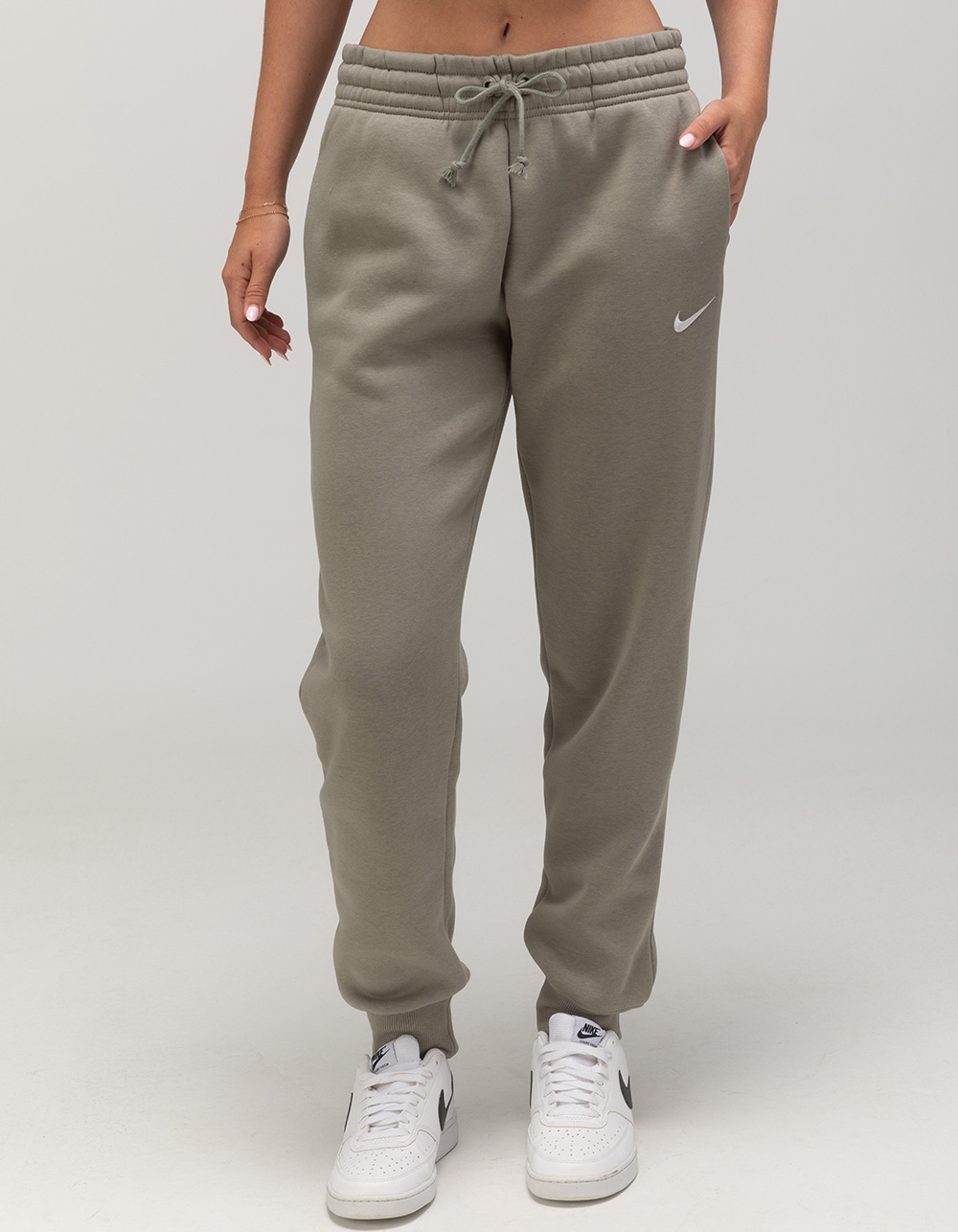 NIKE Sportswear Phoenix Fleece Womens Sweatpants - LIGHT ARMY
