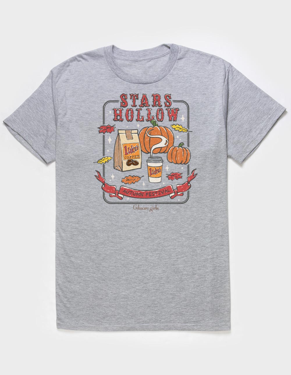 GILMORE GIRLS Autumn Festival Unisex Tee - HEATHER GRAY