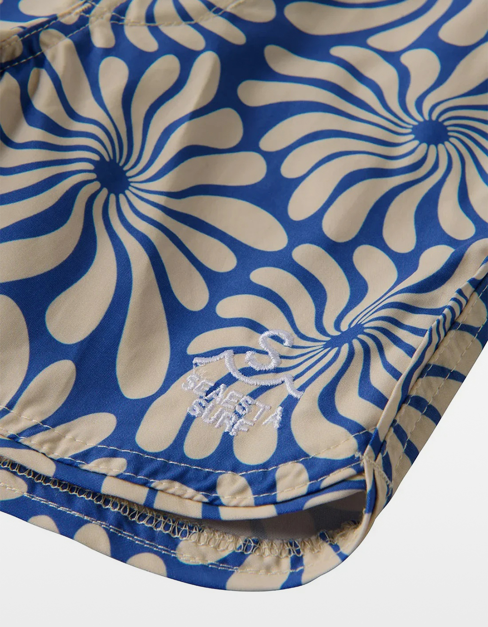 SEAESTA SURF Wavy Flowers Boys Boardshorts - BLUE