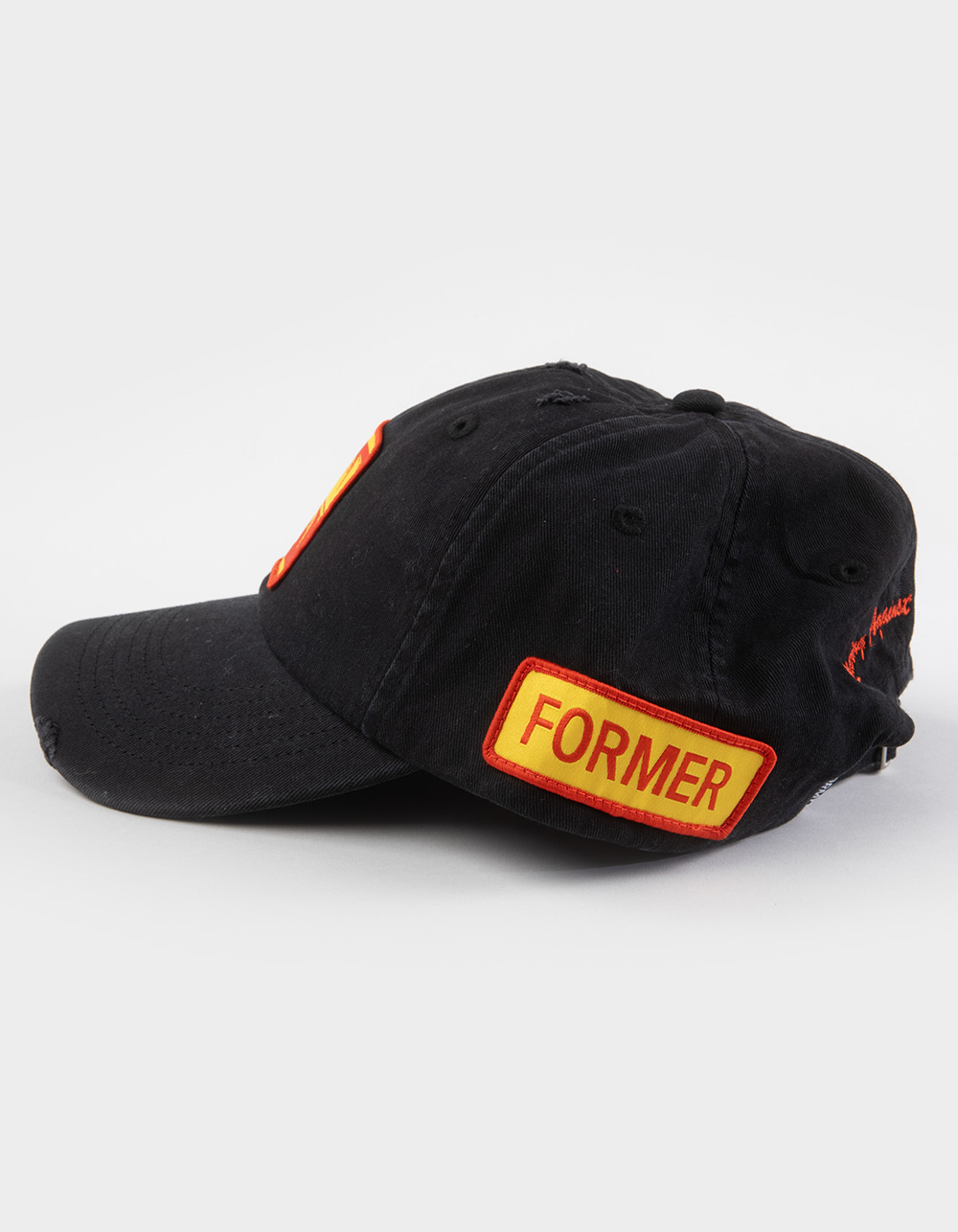 FORMER Burnout Strapback Hat - BLACK