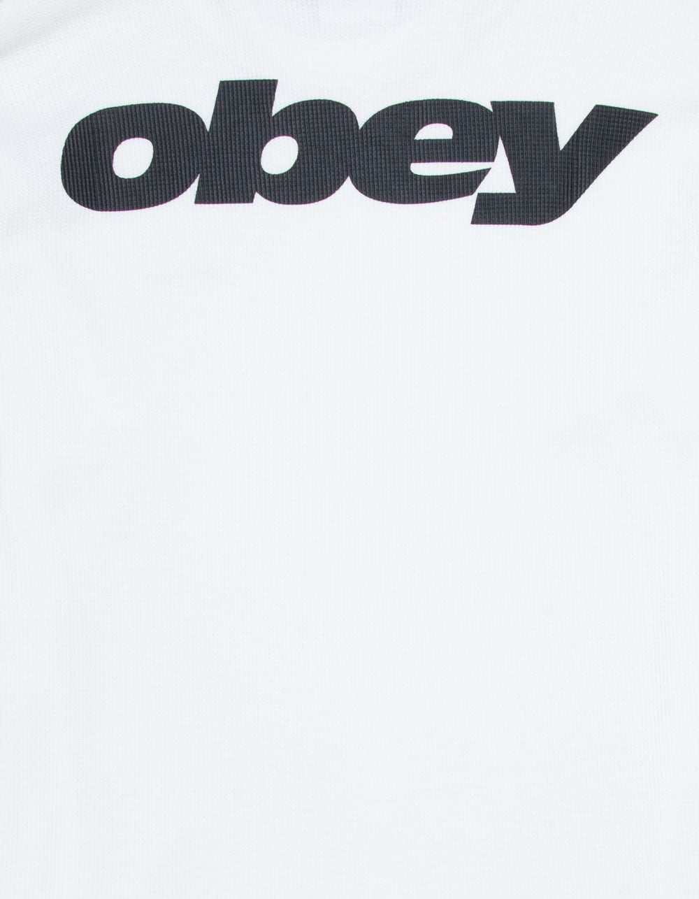 OBEY League Mens Thermal - WHITE