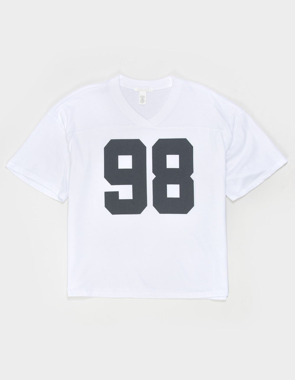 FULL TILT 98 Girls Boyfriend Tee - WHITE