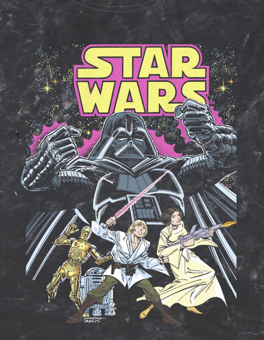 STAR Wars Comic Unisex Tee - BLACK