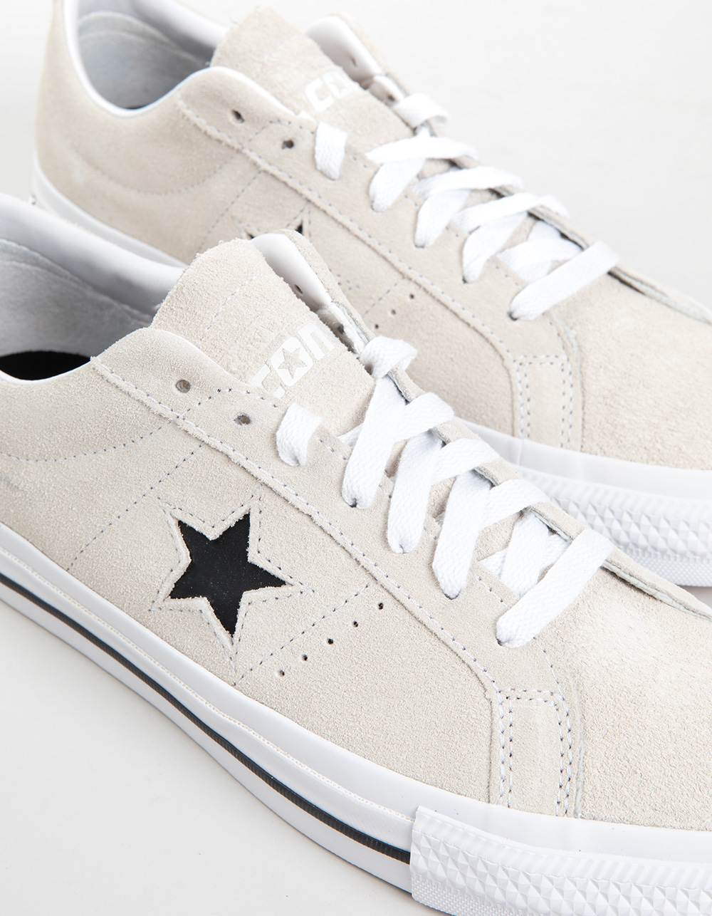 CONVERSE One Star Pro Suede Mens Shoes - OFF WHITE
