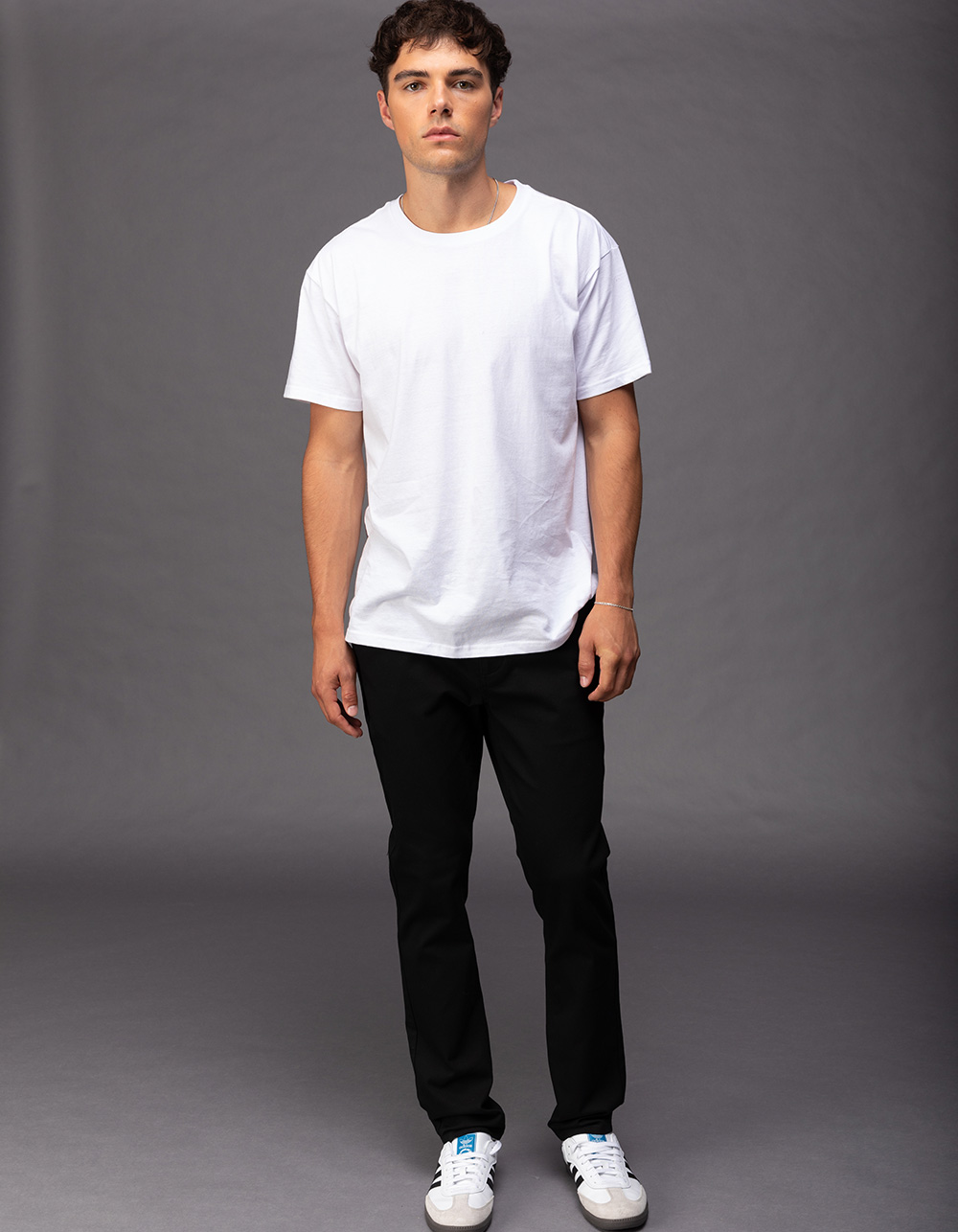 RSQ Mens Slim Taper Chino Pants - BLACK