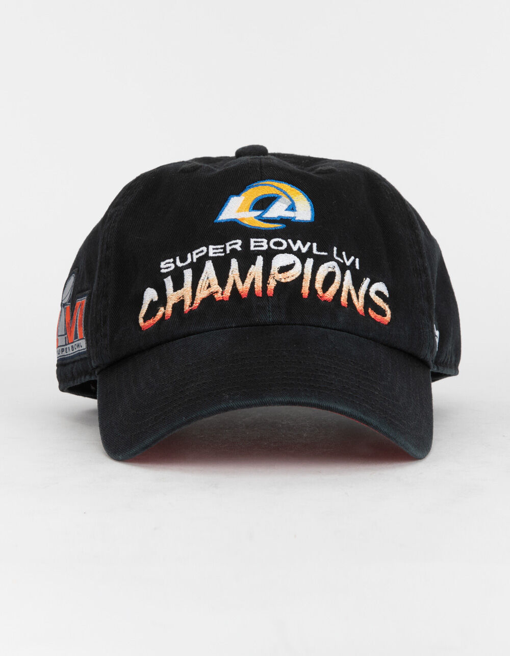 47 Brand Los Angeles Rams SB Champs Sunset '47 Clean Up Strapback Hat - Black - One Size