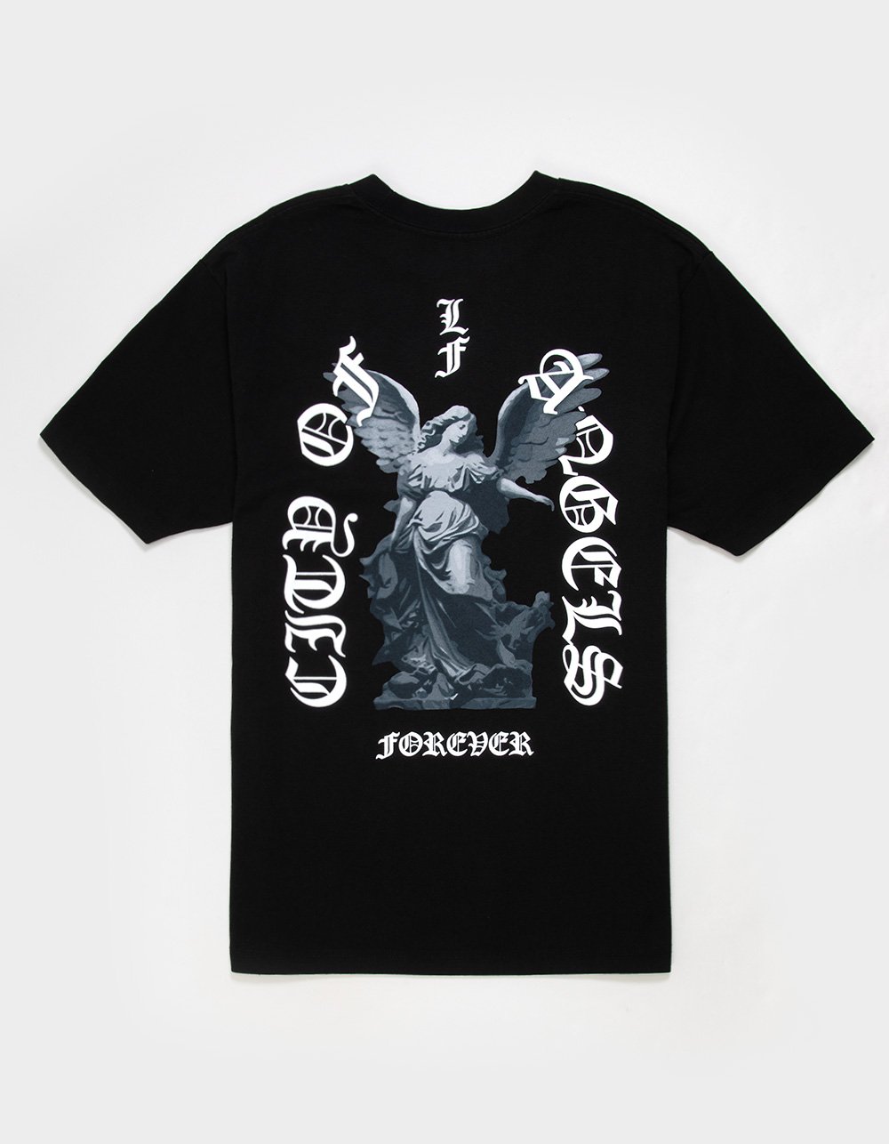 LA FAMILIA City Of Angels Mens Tee - BLACK