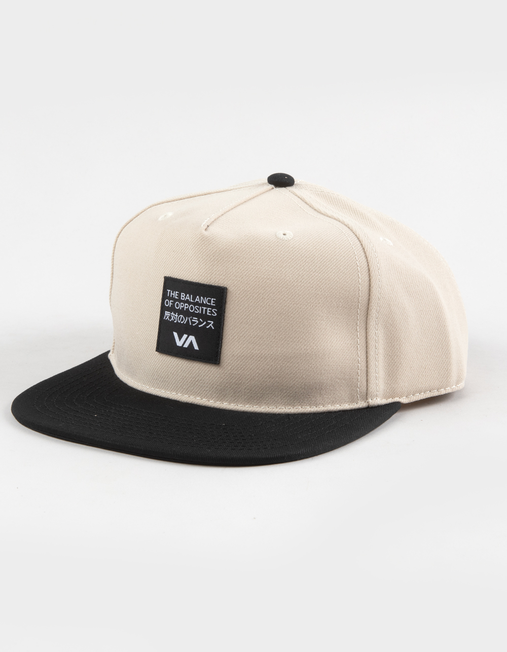 RVCA Foreign Snapback Hat - Cream Combo