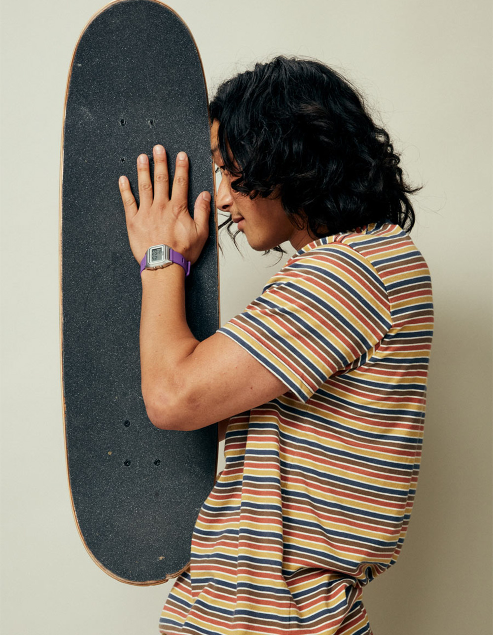 NIXON Ripper Watch - PURPLE SILVER