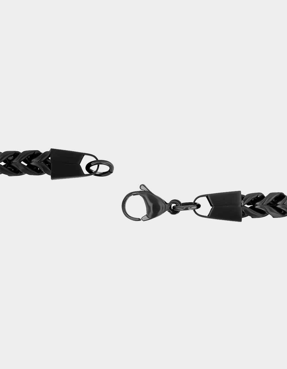 STEEL NATION Stainless Steel With Gunmetal Grey IP Franco Link Bracelet - GUNMETAL