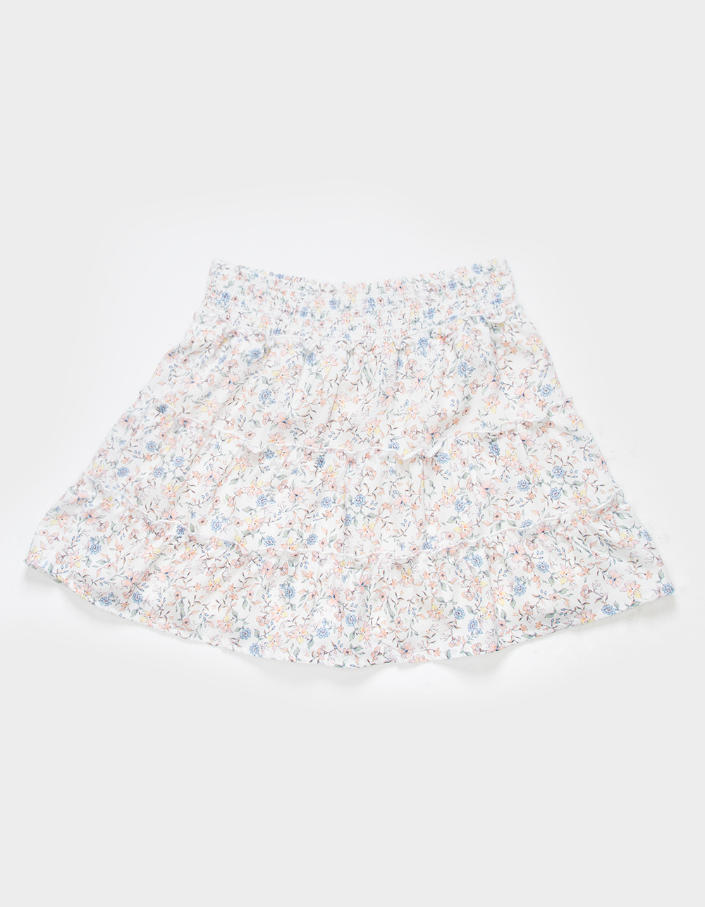 RSQ Girls Ditsy Tiered Skirt - Cream Combo | Tillys