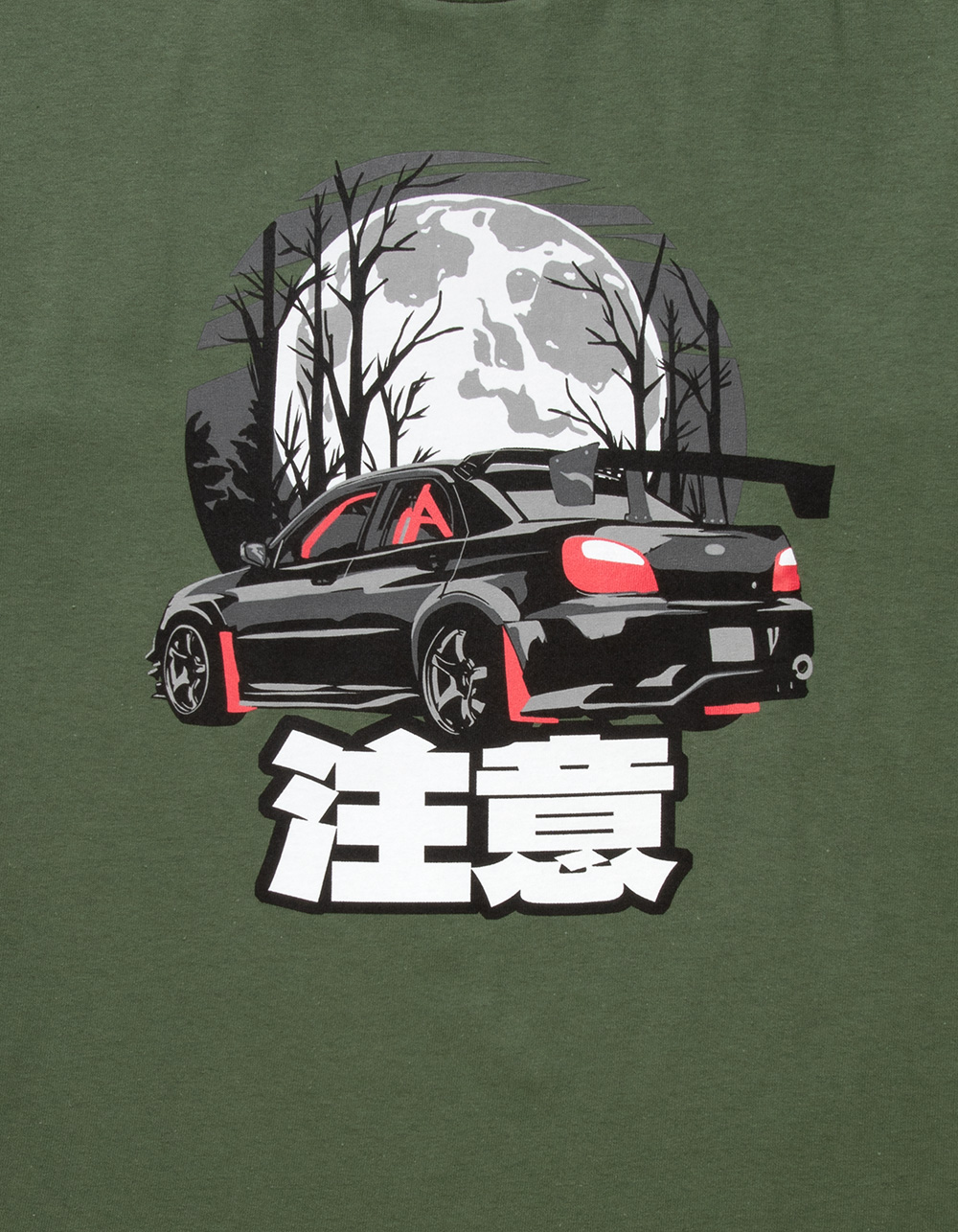 9TH LIFE Caution Boys Tee - GREEN