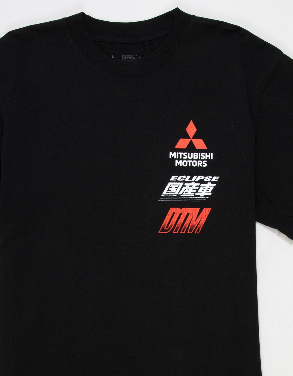 MITSUBISHI Eclipse Mens Boxy Tee - WASHED BLACK