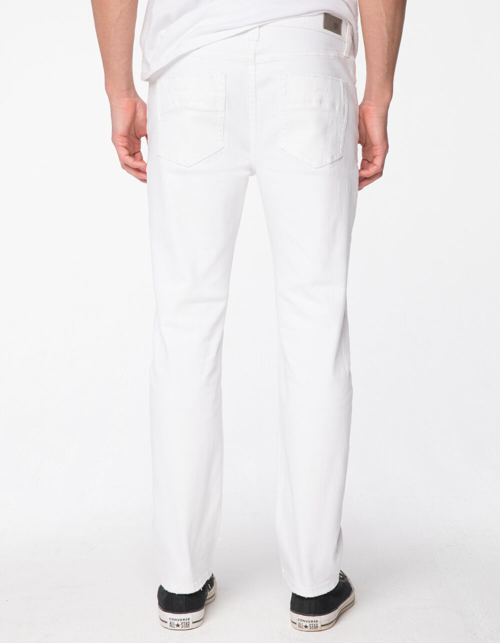 RSQ Mens Slim White Jeans image number 3