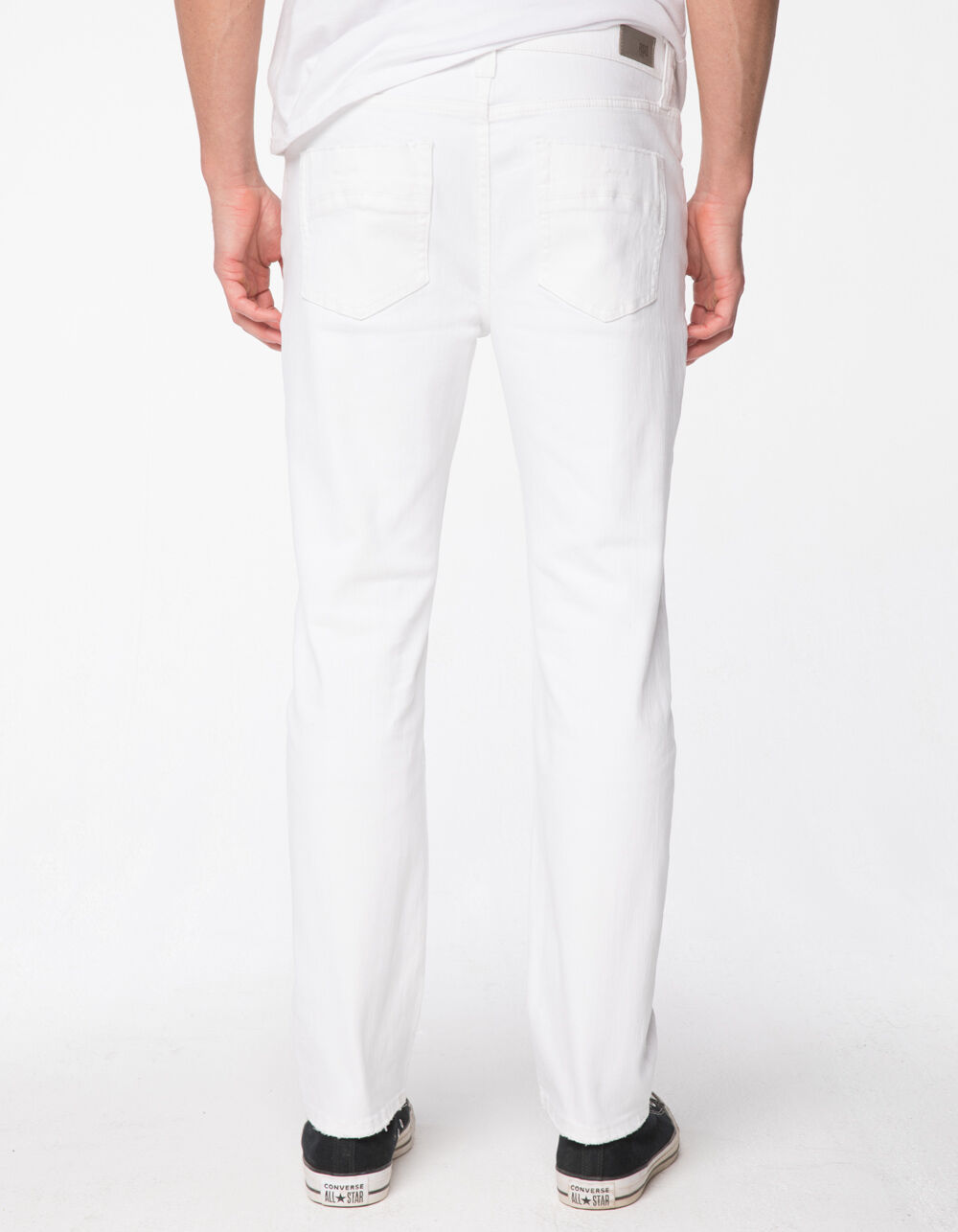 RSQ Mens Slim White Jeans - WHTDS 