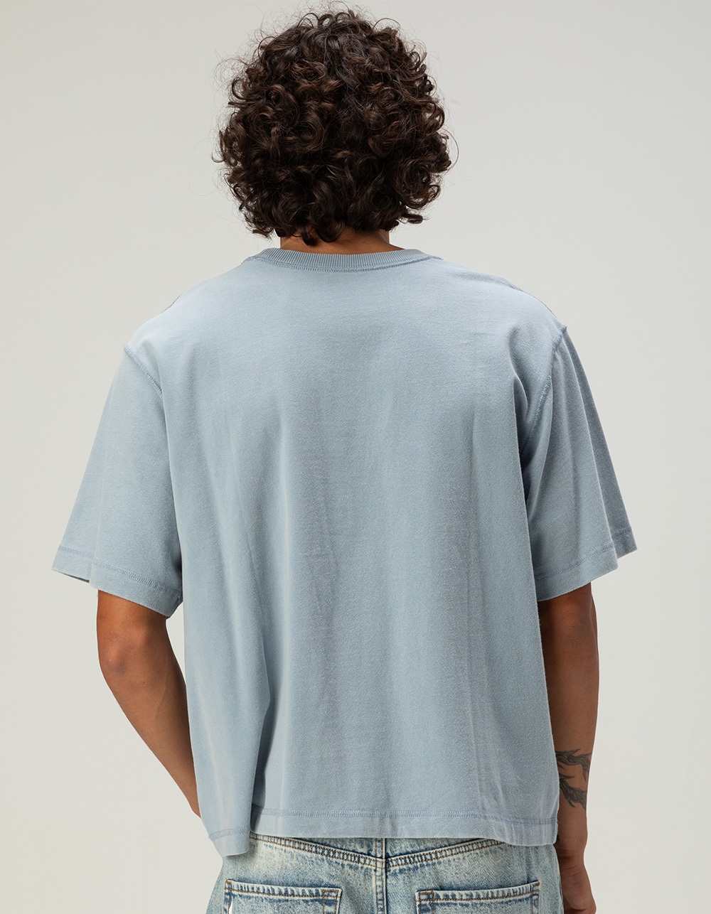 RSQ Mens Boxy Tee - BLUE