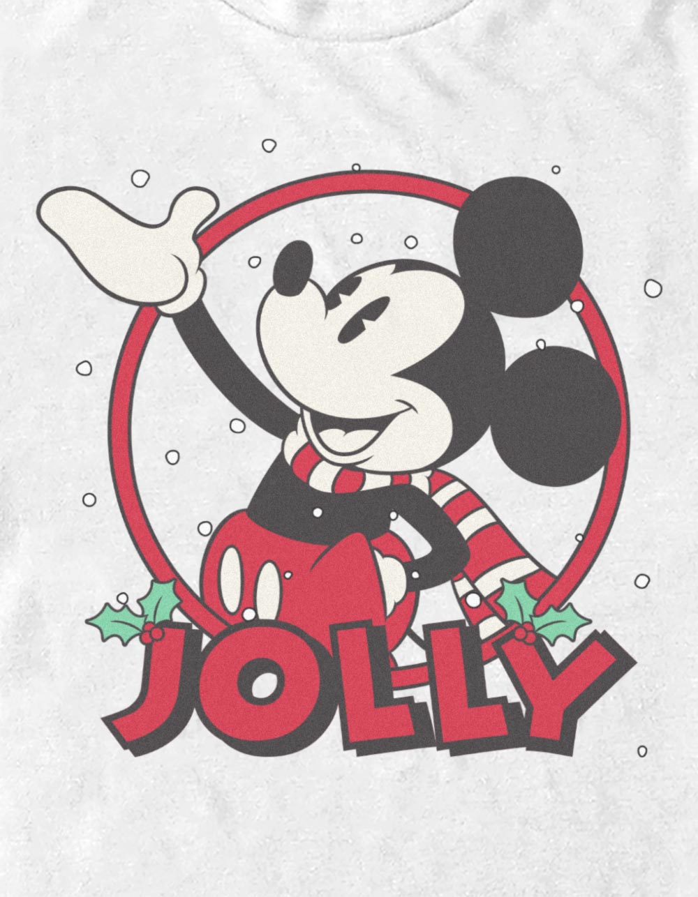 DISNEY Jolly Mickey Unisex Tee - WHITE