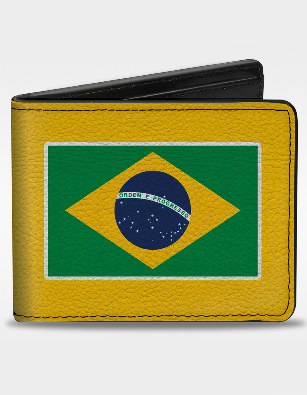 BUCKLE-DOWN Brazil Spirit Flag Bifold Wallet - MULTI