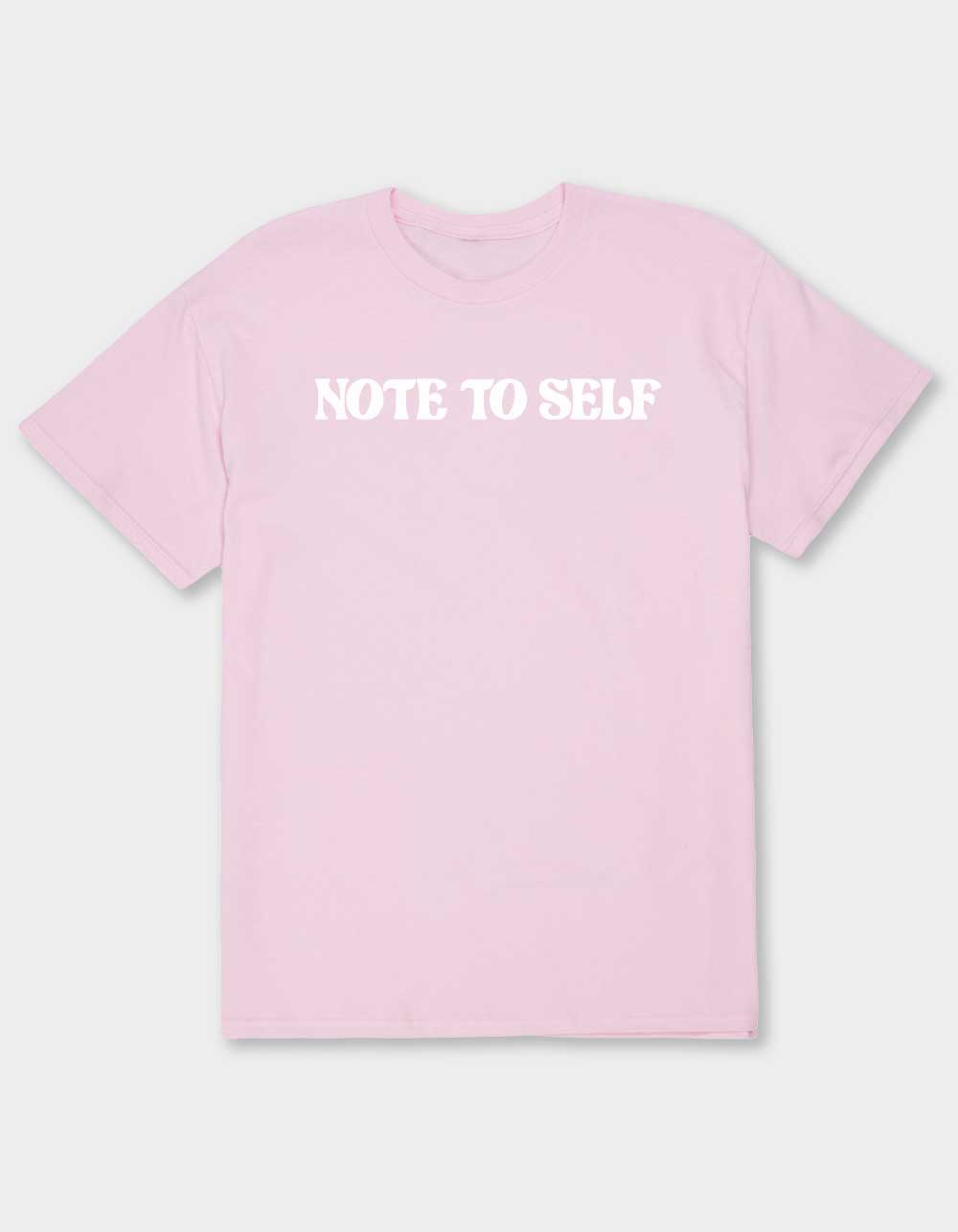 NOTES Note To Self Unisex Tee - LIGHT PINK