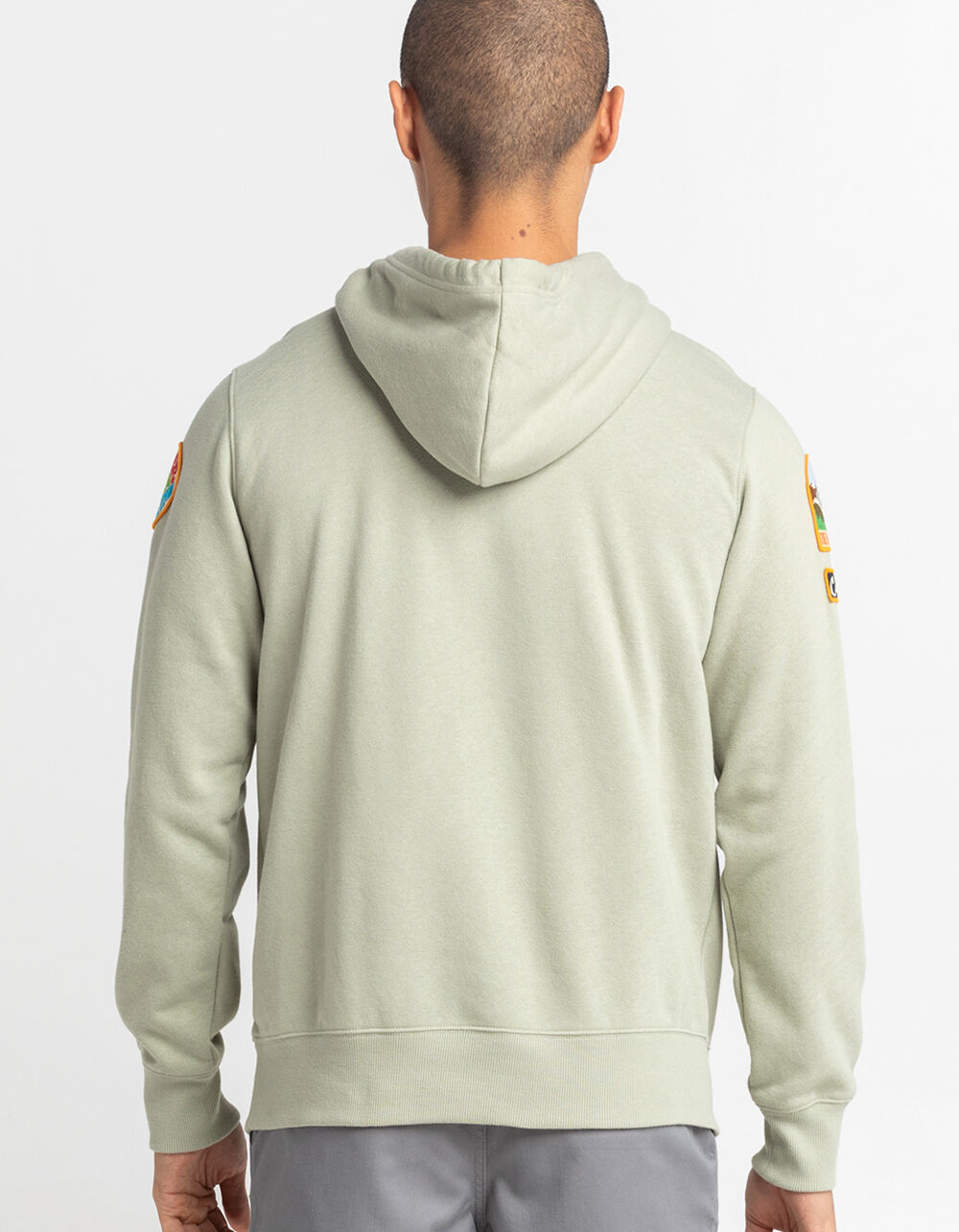 THE NORTH FACE Novelty Patch Mens Hoodie - SAGE | Tillys