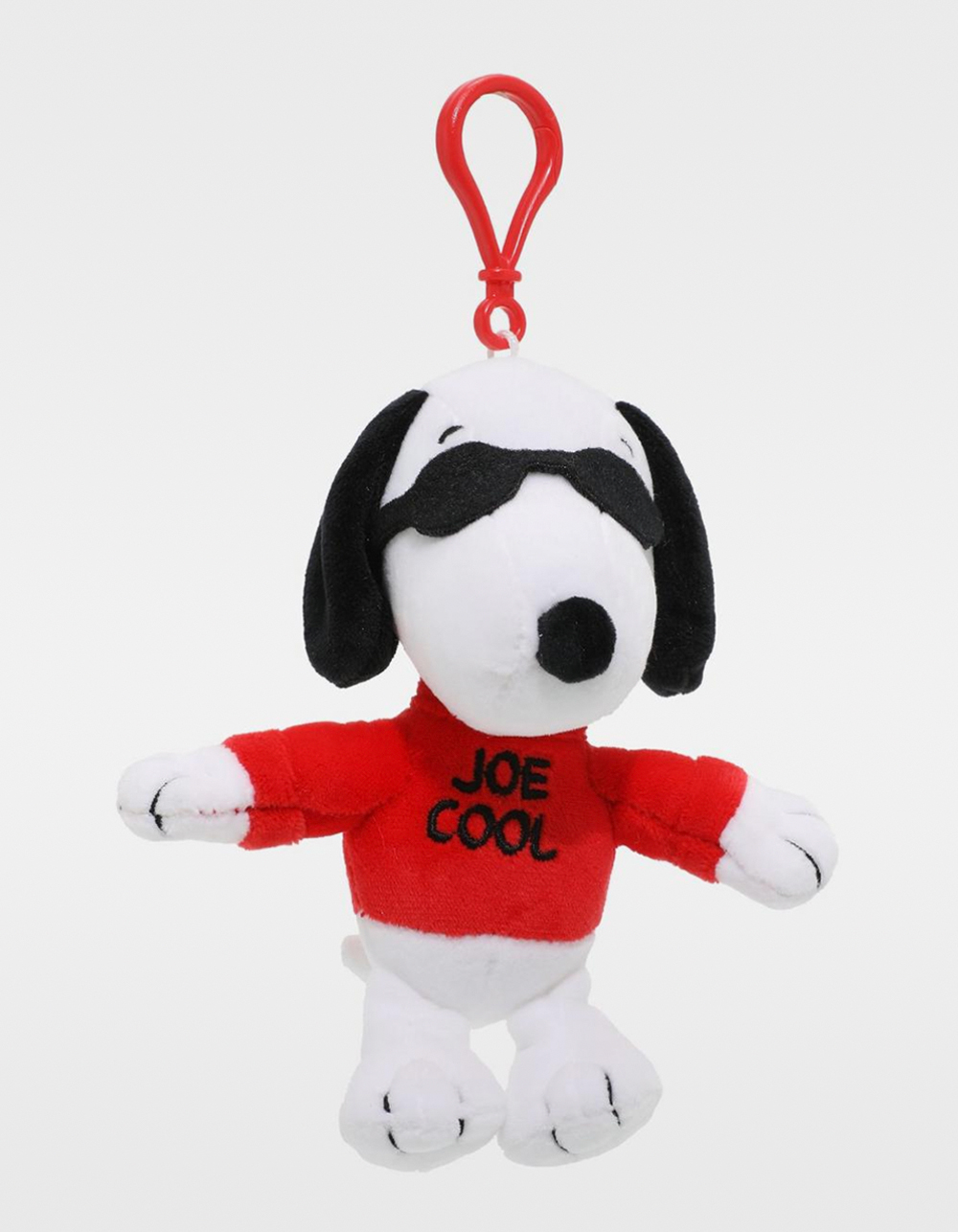 PEANUTS Snoopy Joe Cool Plush Keychain - RED